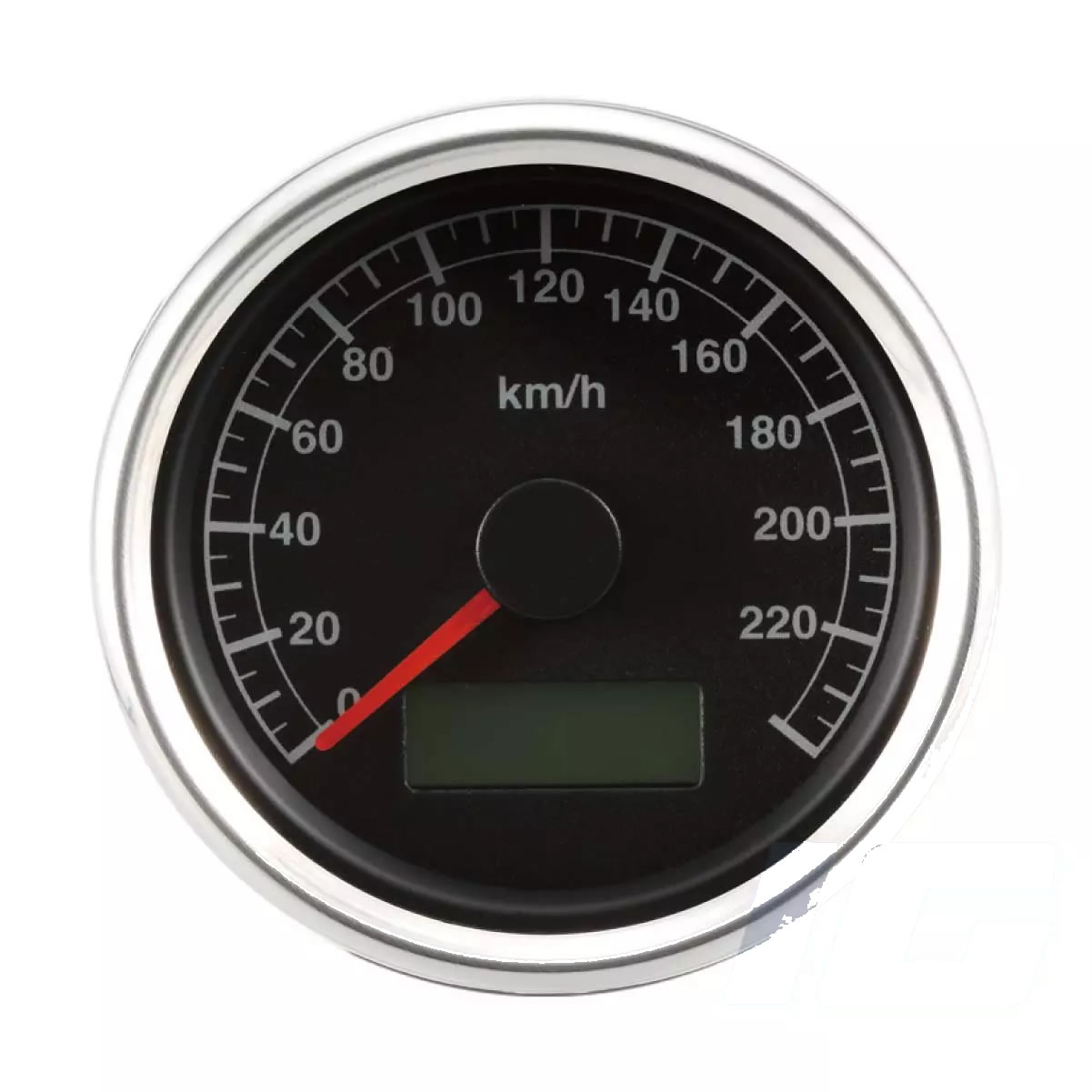 Black Face Universal Aftermarket Gauge - Electronic Speedometer For Motorcycle